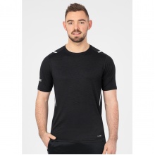 JAKO Sport-Tshirt Challenge - Polyester-Stretch-Jersey - schwarz/weiss Herren